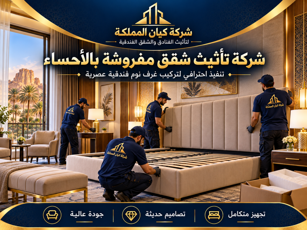 شركة تاثيث شقق مفروشة بالأحساء