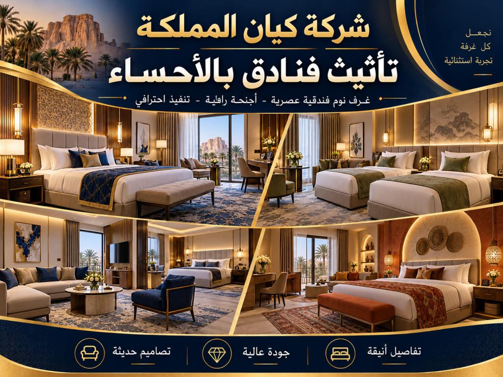 شركة تاثيث فنادق بالأحساء